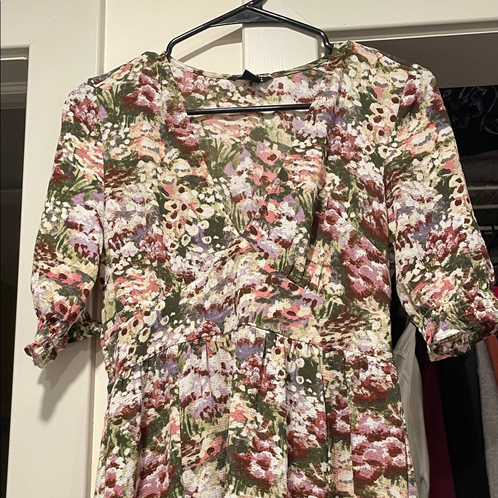 Floral Maxi Dress - Multicolor
